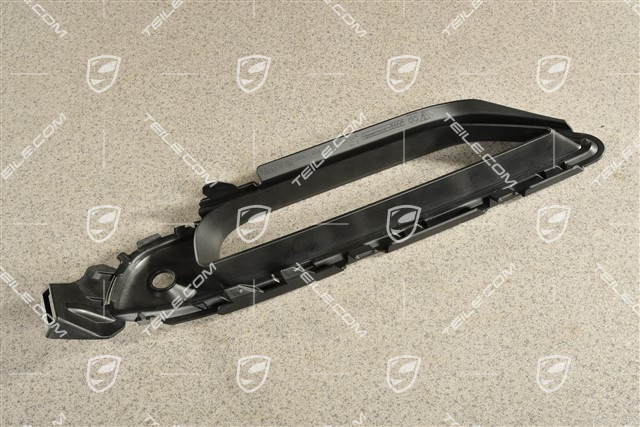 Turbo, Boczna kratka wentylacyjna zderzaka przedniego, dolna, czarny mat, R