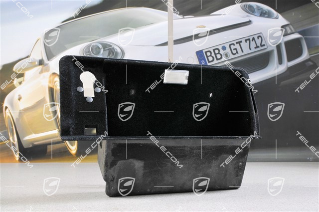 Schowek / schowek na rękawiczki, Czarny