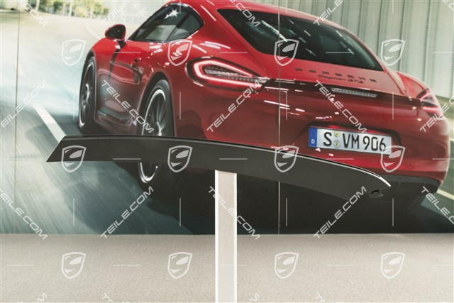 Front bumper disc / trim, Satin black, upper, L