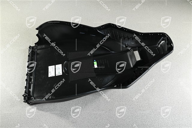 Lehnenschale / Rückenschale, Schwarz, L