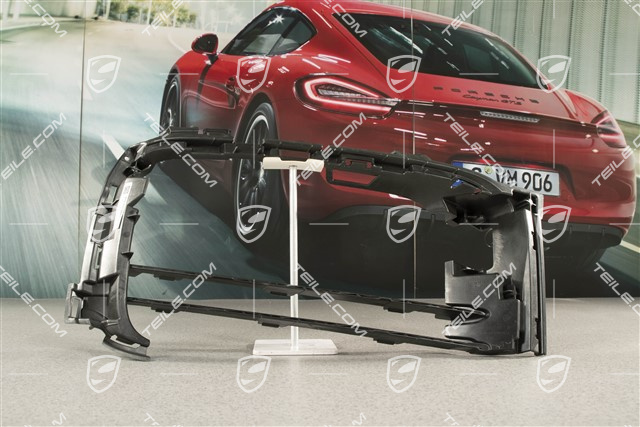 Turbo / Sport Design, Front bumper, side ventilation grille, Black matte, R