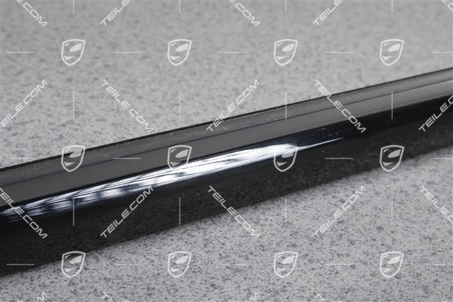 Moulding, Aluminium-package, black, rear, lower, L