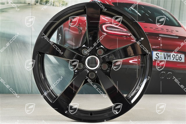 18-inch wheel Macan, 8J x 18 ET21, black high gloss