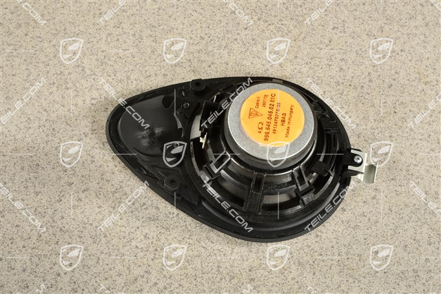 Convertible, Loudspeaker, rear, Satin Black, L