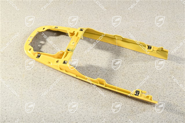 Dekorrahmen für Schalthebel / Mitteltunnel, Speed Yellow