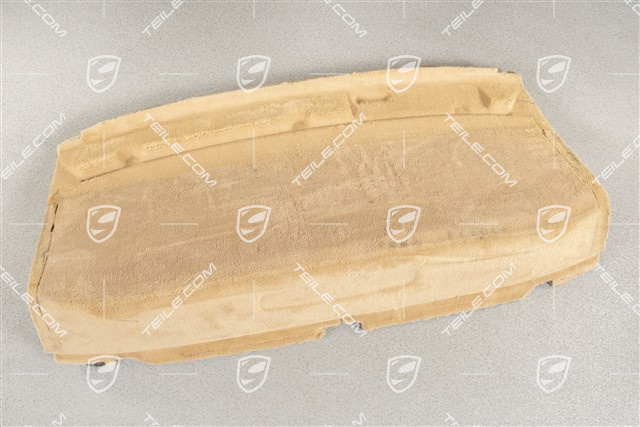 Dywan tylnej ściany / pólki, Sand beige, system audio ASK, Coupe, Turbo