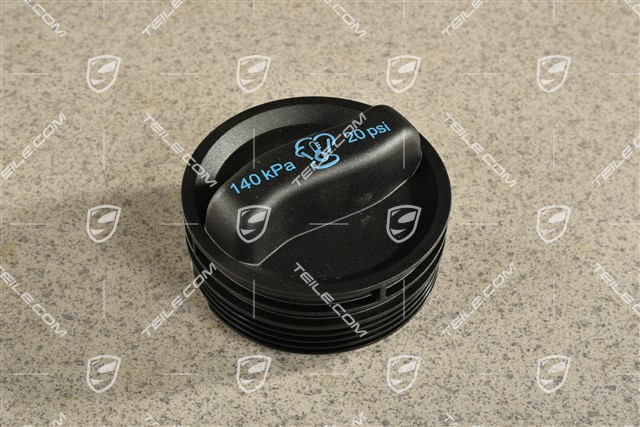 Filler cap for coolant tank