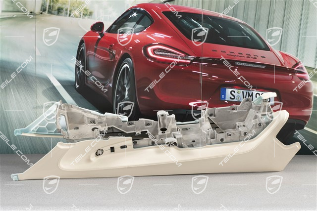 Mittelkonsole, Leder, Crema