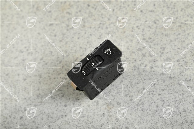 Potentiometer headlight range levelling