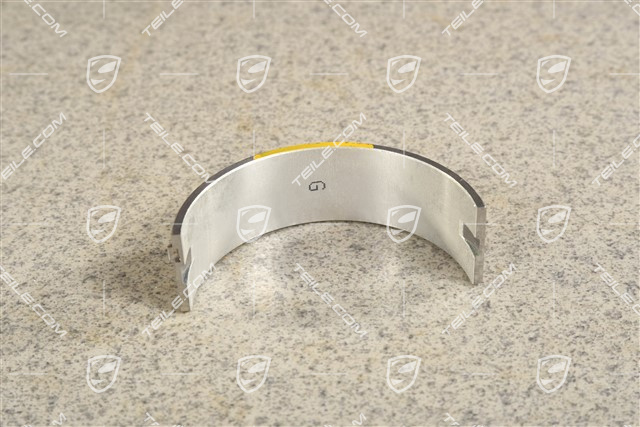 4,8L, Crankshaft, Main bearing shell, lower, ID Yellow