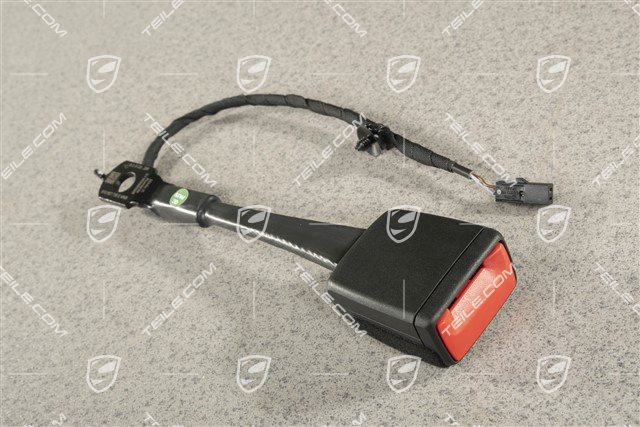 Seat belt buckle, latch, passenger's side