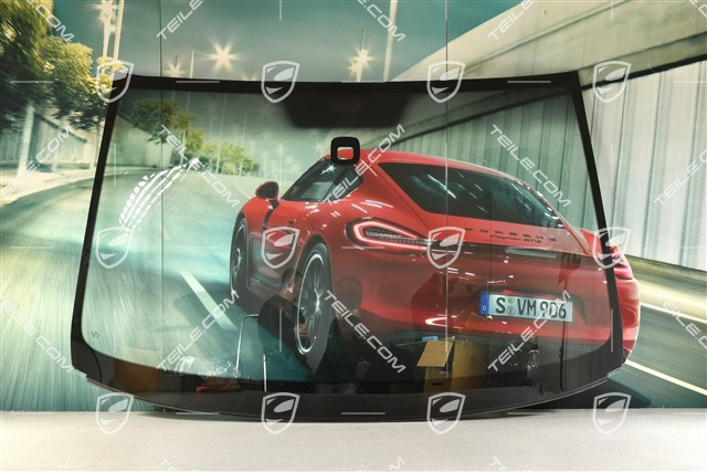 Szyba przednia, barwione szkło