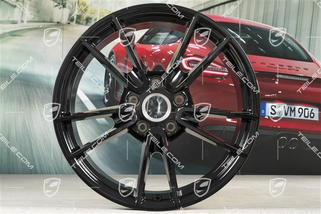 20" Felge Carrera, 11J x 20 ET66, für Winterräder, in Schwarz Hochglanz