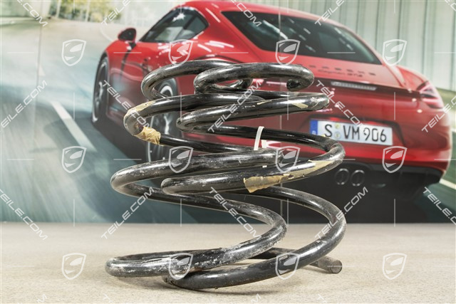 Schraubenfeder, C4S/Turbo, Rosa/Blau, Satz