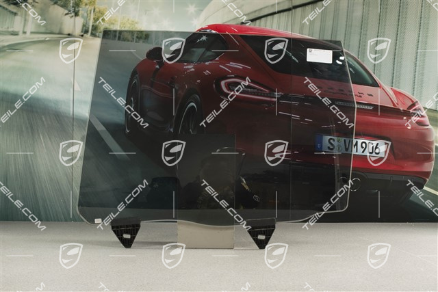 Szyba drzwi tylnych, metalizowana, L