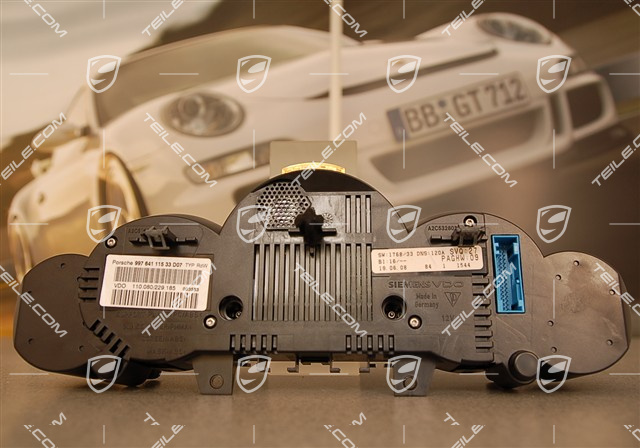 Licznik zintegrowany, 6-biegowa skrzynia, srebrne cyferblaty