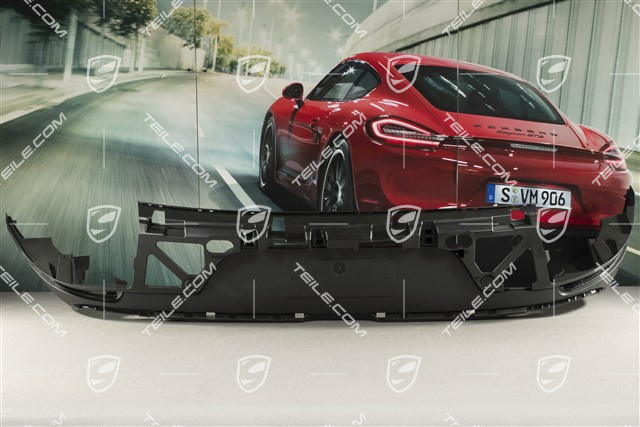 Stossfänger hinten, Verkleidung unten, Schwarz