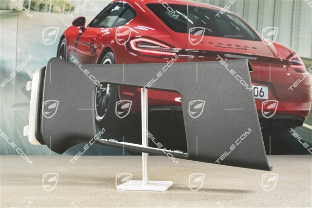 Einstiegleiste B-säule, Stoff, Schwarz, R
