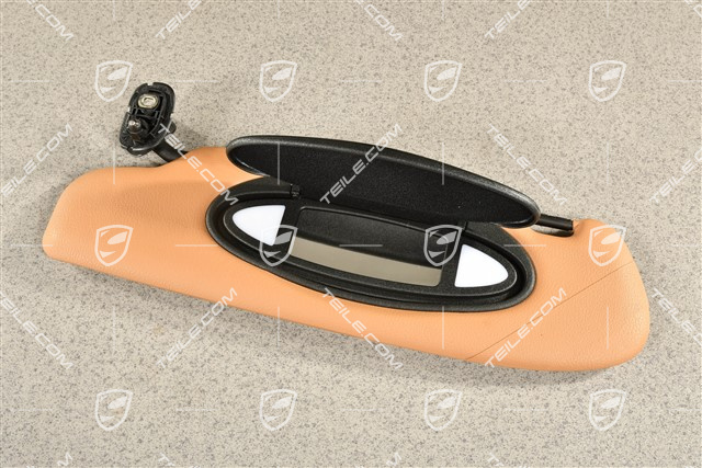 Sonnenblende, Coupe USA, Kunstleder, Sandbeige, L