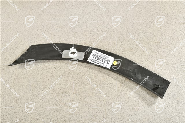 Nakładka błotnika przedniego, Czarna satyna, L