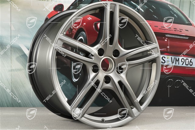20-inch wheel rim Panamera Turbo, 10,5J x 20 ET71, for winter use, Platinum satin-matt