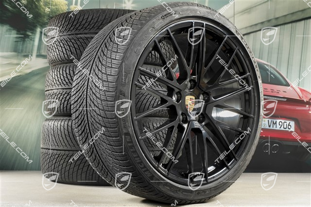 20"+21" koła zimowe Turbo V, komplet, felgi 8,5J x 20 ET40 + 11J x 21 ET66 + opony zimowe 245/35 R20 + 305/30 R21