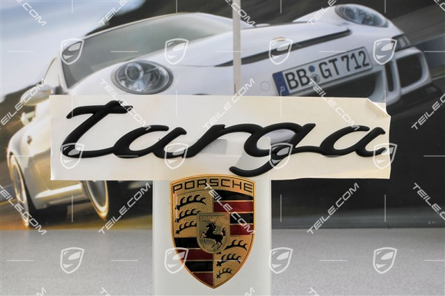 "Targa" Schriftzug, schwarz "Targa" Schriftzug, schwarz