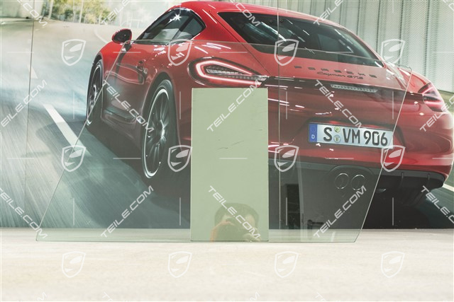 Türfensterscheibe Coupé, grün, L