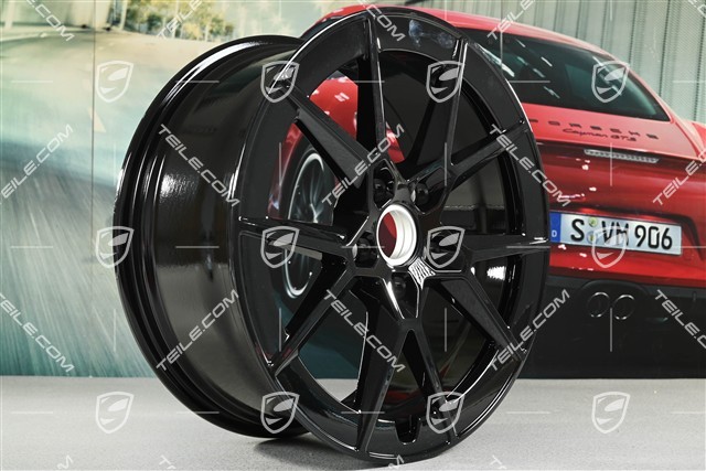20" Felga Carrera S, 8,5J x 20 ET50, czarny wysoki połysk