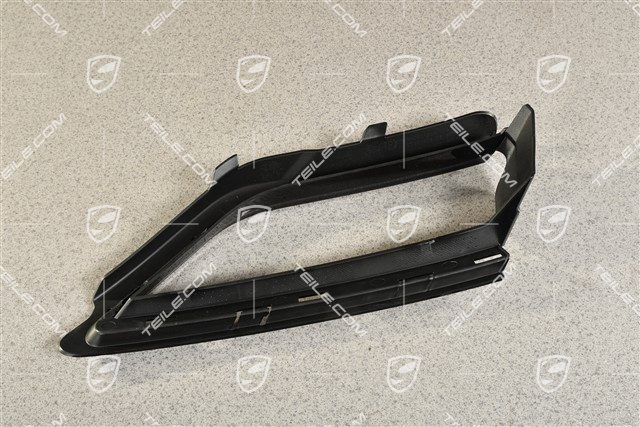 Side ventilation grille, Front bumper lower, Black, Sport Design, L