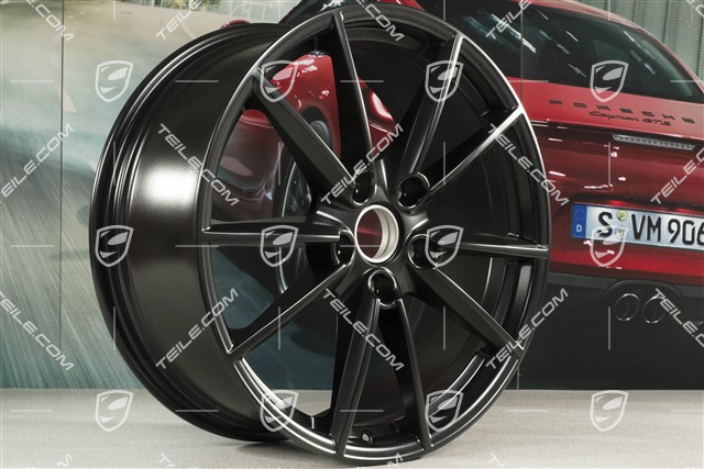 20" Felga Carrera S, 8,5J x 20 ET53, kolor: czarny satynowy mat