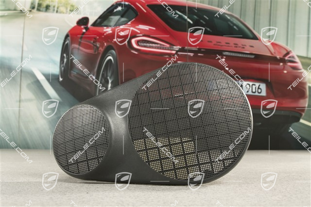 Türverkleidung, Lautsprecherblende, Klangpaket, Satinschwarz, L=R