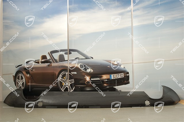 Stoßstange hinten, Unterteil, V6 3.2L 177KW / V8 4.5L 250KW, schwarz