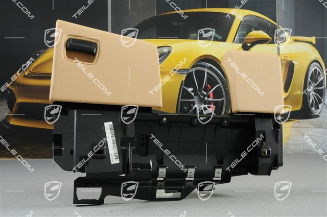 Trim lower section, Leather, Luxor beige Trim lower section, Leather, Luxor beige