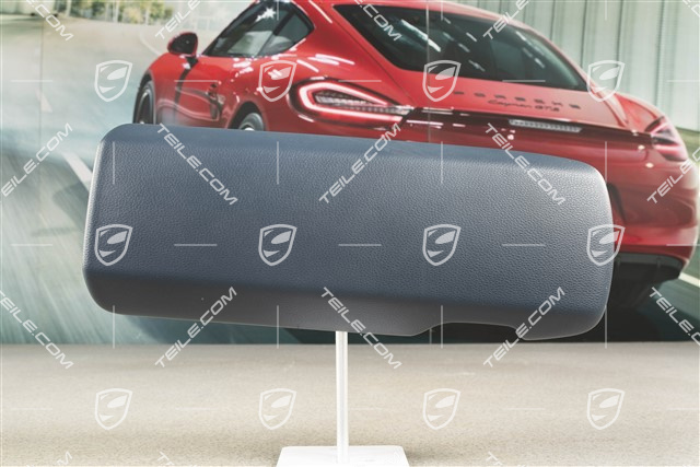 Dekiel / blenda podłokietnika / tunela środkowego, skóropodobny, Yachting blue