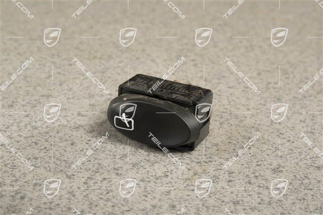 Przycisk wycieraczki tylnej szyby, czarny mat