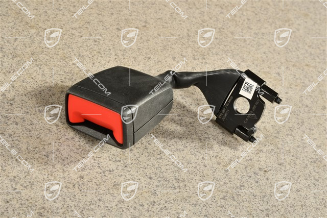 Seat-belt receptacle, rear, center