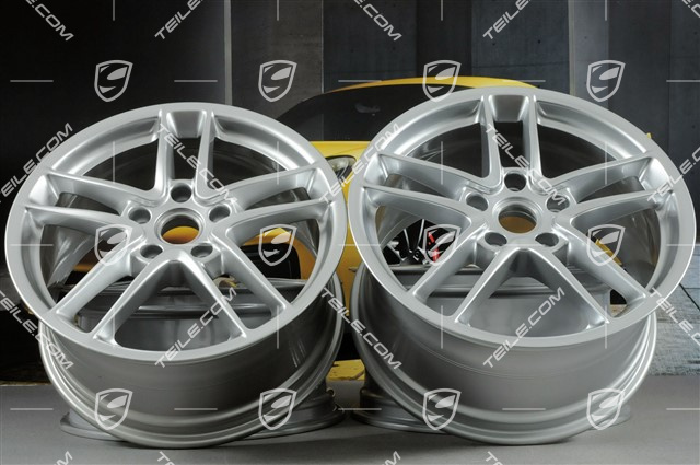 19" Komplet felg Panamera Turbo II, 10J x 19 ET61 + 9J x 19 ET60