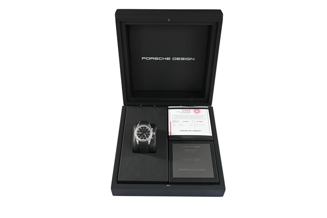 Porsche Design Chronograph 911 992 GT3, custom-built, black/yellow