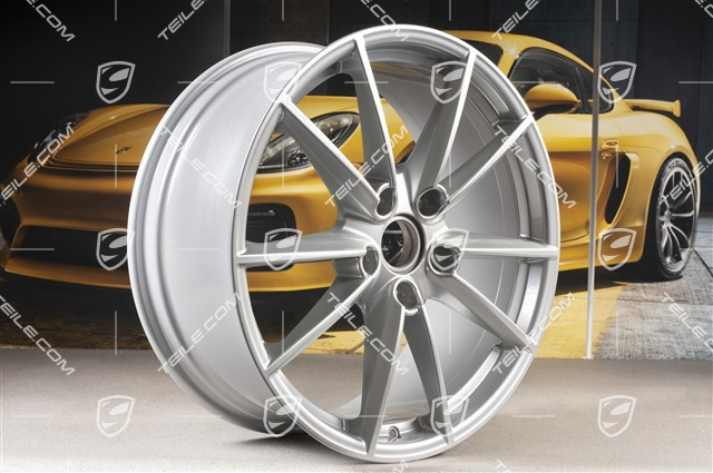 20" Felge Carrera S, 8,5J x 20 ET53, Brilliantchromlack