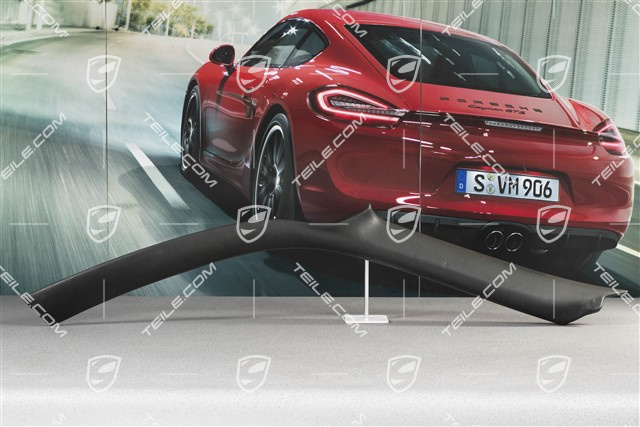 Verkleidung von A-Säule, Coupe, Kunstleder, Schwarz, L