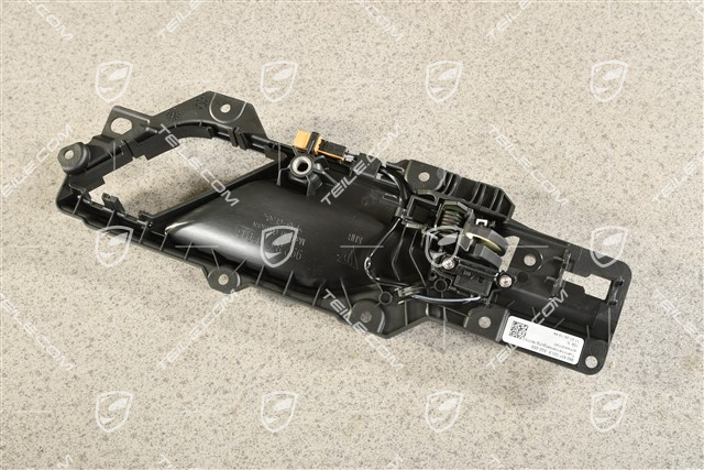 Klamka wewnętrzna drzwi, czarna, R