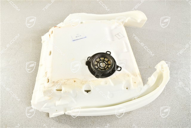 Foam part, front seat vented