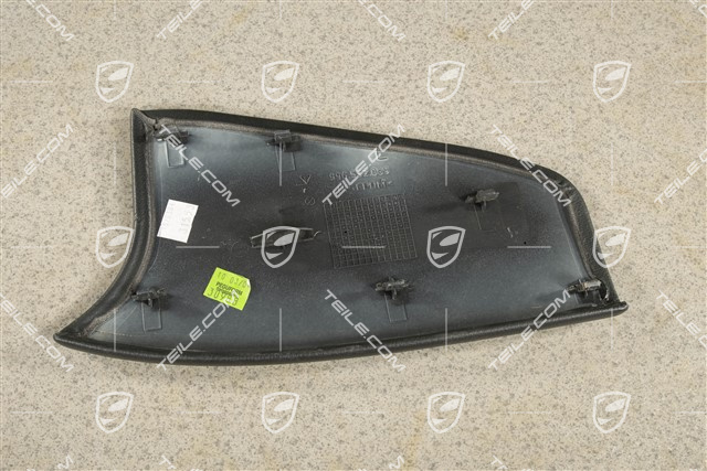 Centre console / tunnel cover, LeatheretteLateral, Black, Coupe/ Targa, L