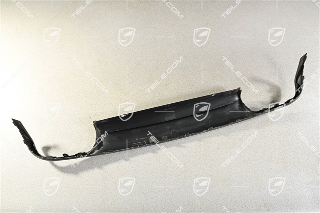 Untere Abdeckung / Diffusor, Stoßstange hinten, Schwarzmatt (schlechter Sehzustand)