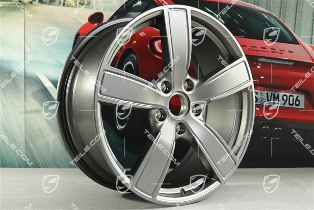 20-inch wheel rim Carrera Sport, 8,5J x 20 ET57, platinum satin matt