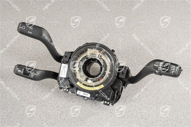 Steering column stalk switch, Voice control, ACC cruise control, rear wiper, headlight ceaning system, 3-spoke multifunction steering wheel