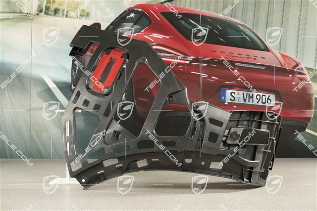 Holding / support rail, rear bumper,  lateral, L