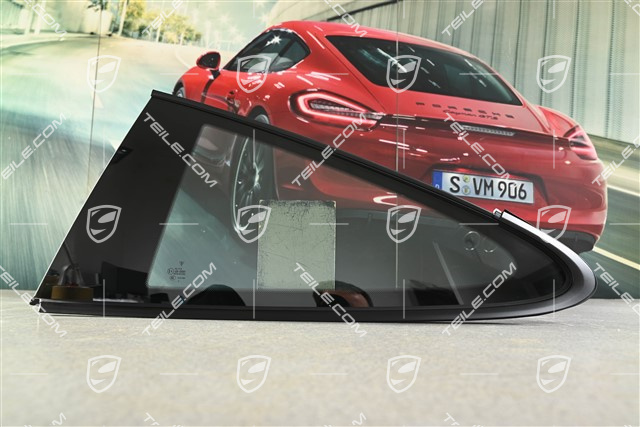 Rear window, coupé, rally black, L