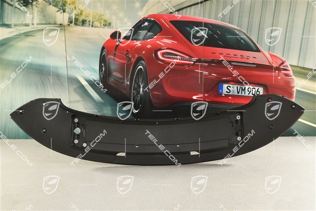 Coupe, Rear lid, spoiler, bottom half, Black matte